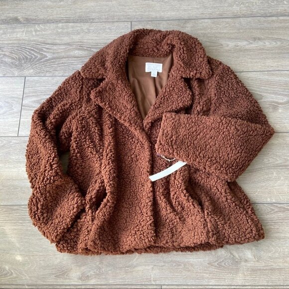 NWT Calson Fleece  Faux Shearling Jacket - Picture 7 of 13